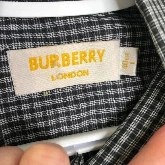 Black  & White Dress Shirt Size Large - Picture 7 of 16